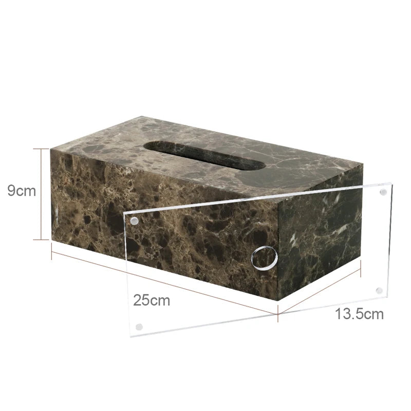 Emperador Dark Marble Bath Set