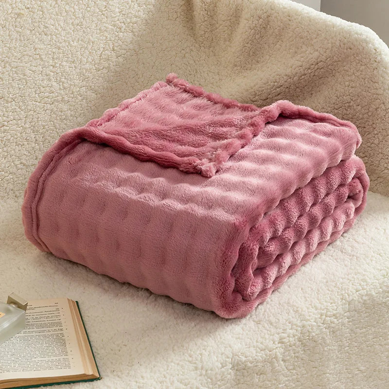 Sage Fleece Throw Blanket