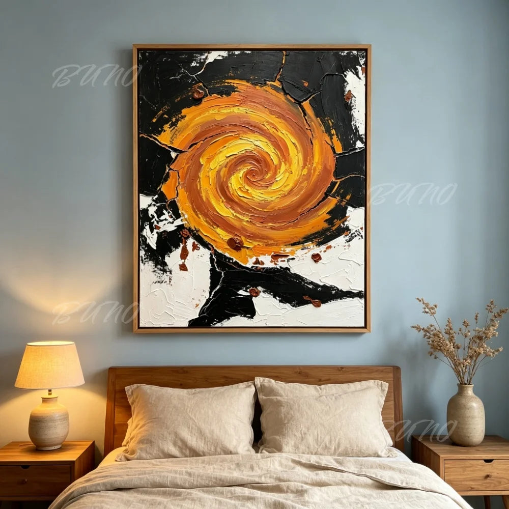 Terracotta Landscape Painting