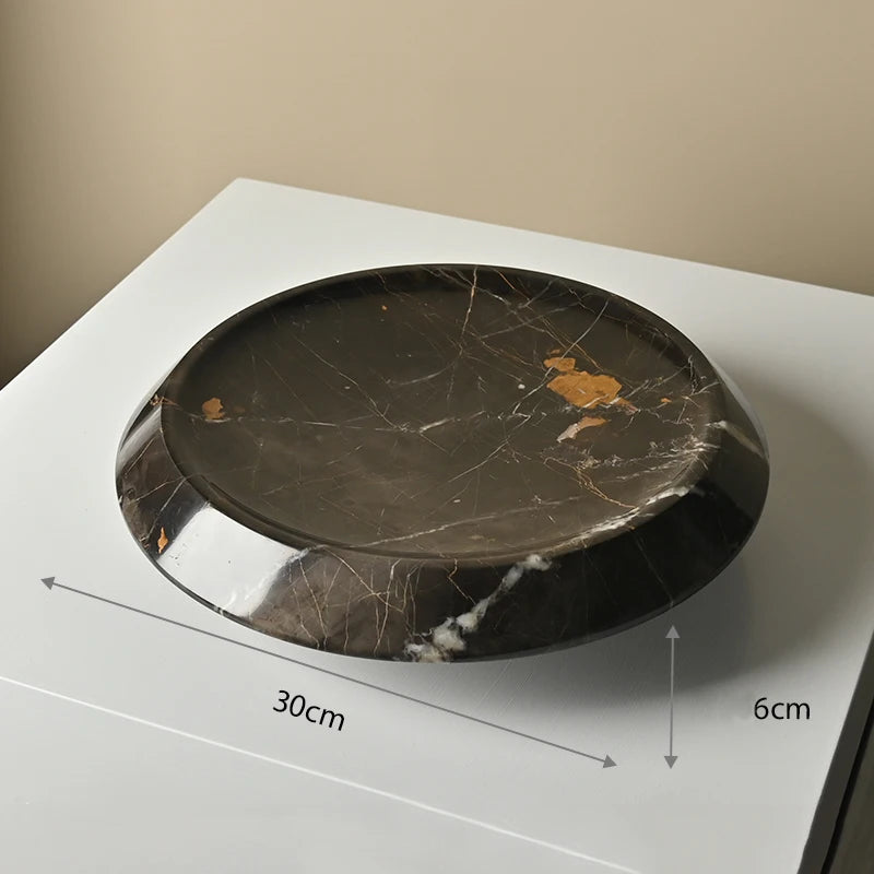 Natural Marble Serving Tray for Coffee