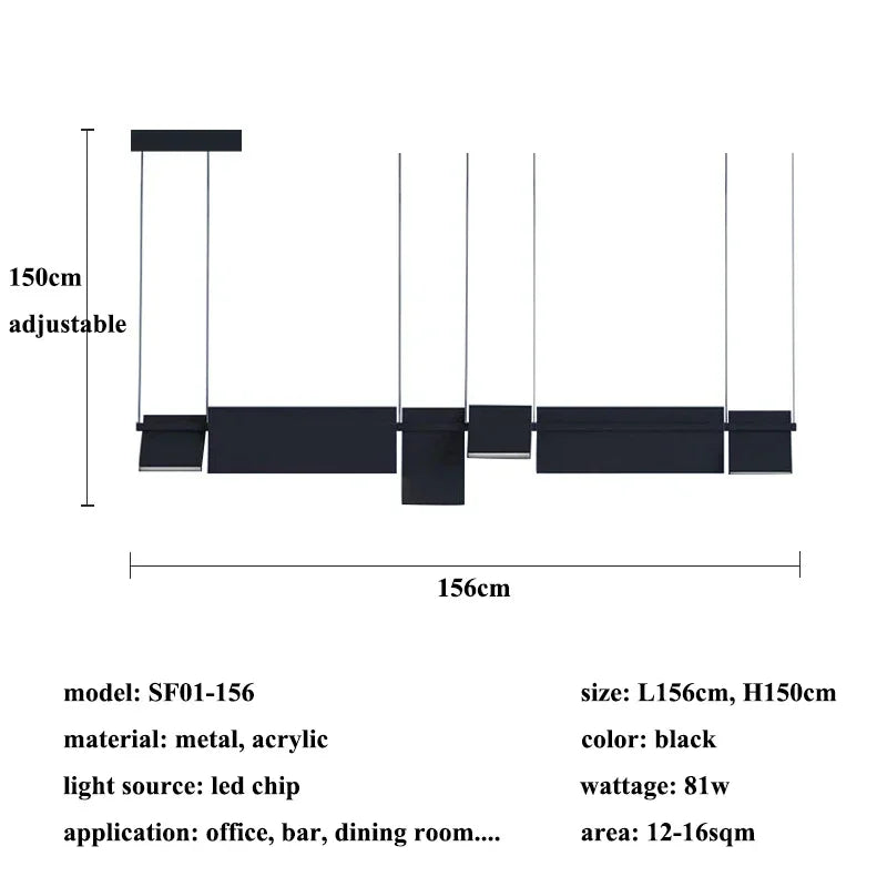 Rotating LED Chandelier