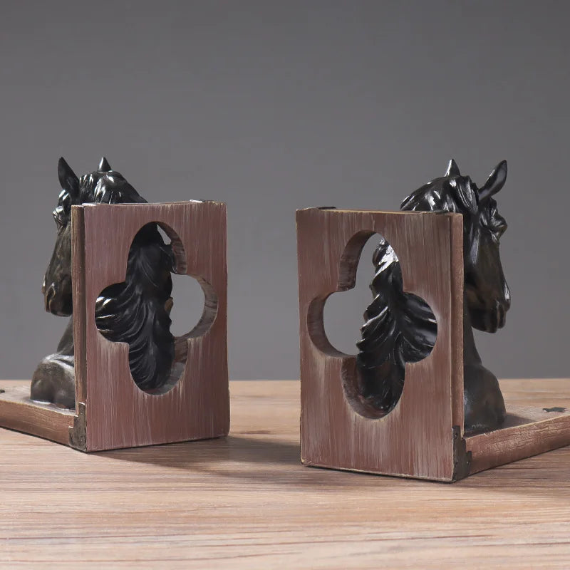 Horse Head Bookend