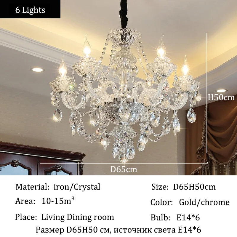 Villa Crystal Pendant Light