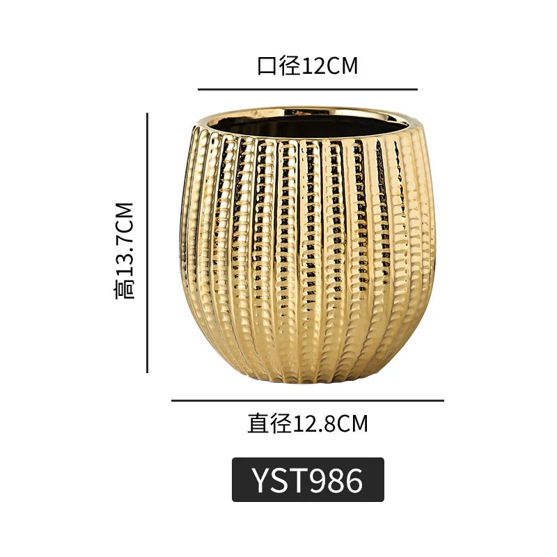 Geometric Ceramic Vase
