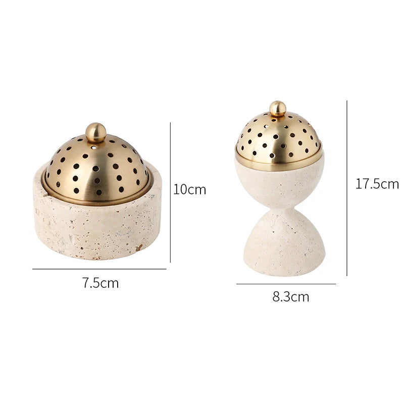 Travertine Mabkhara Burner Oud Mubkhar