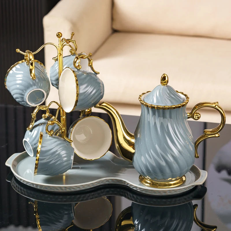 Coffee Cup and Tray Set