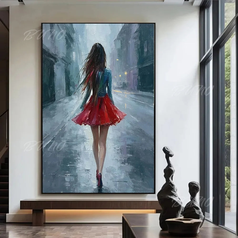 Figure Palette Knife Art