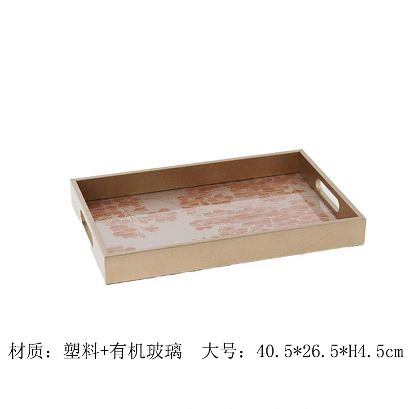 Gilded Branch Tray