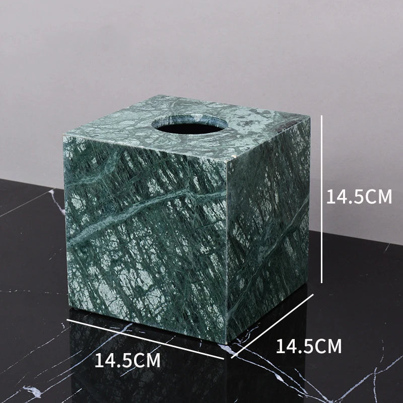Natural Marble Napkin Tissue Box