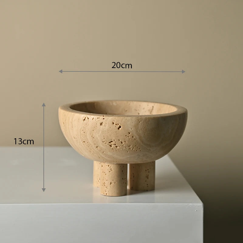 Natural Marble Serving Tray for Coffee
