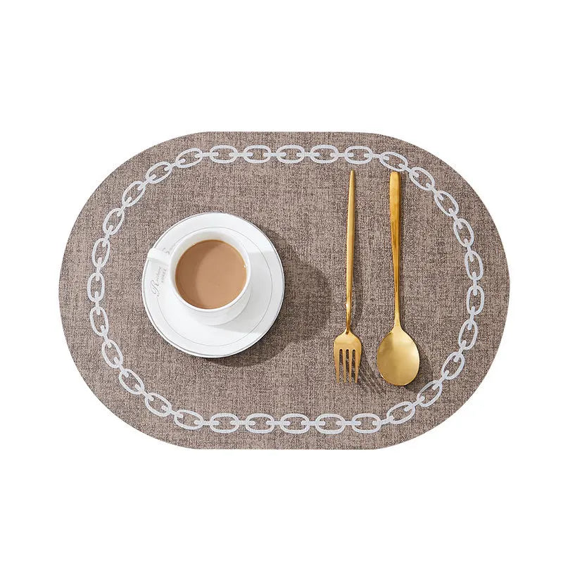 Oval Waterproof Placemats