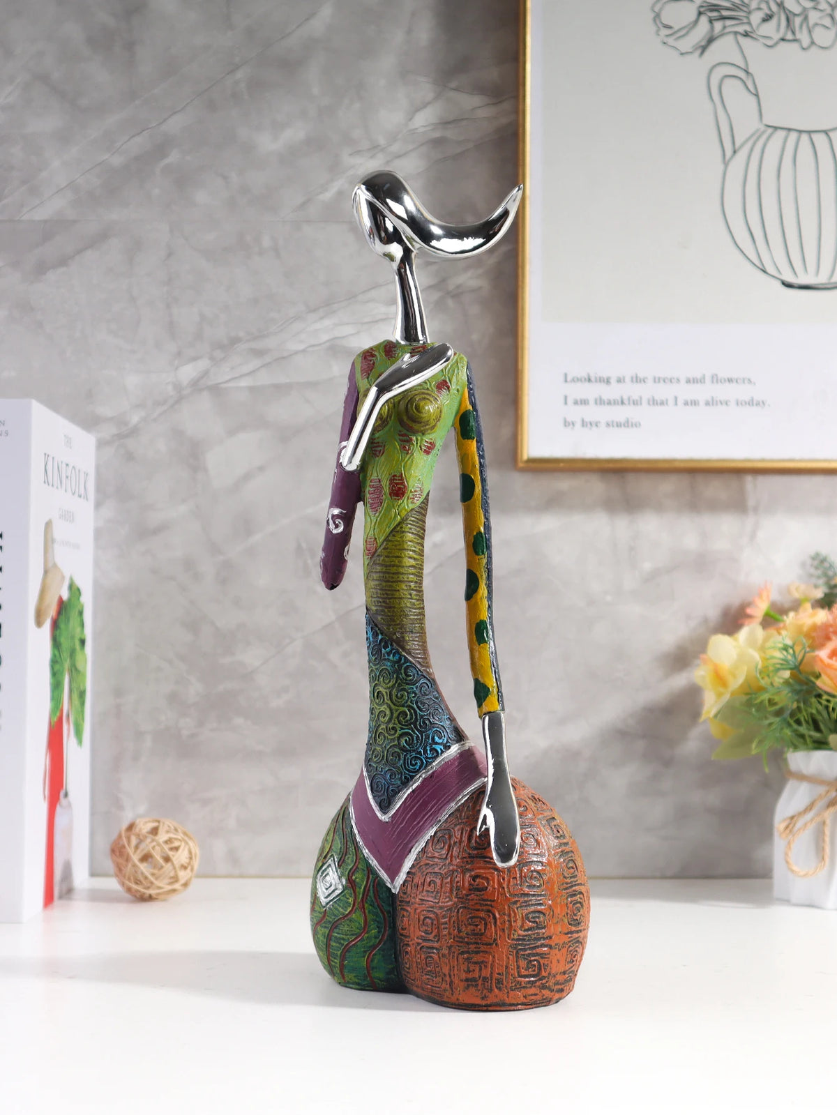 Abstract Resin Figurine