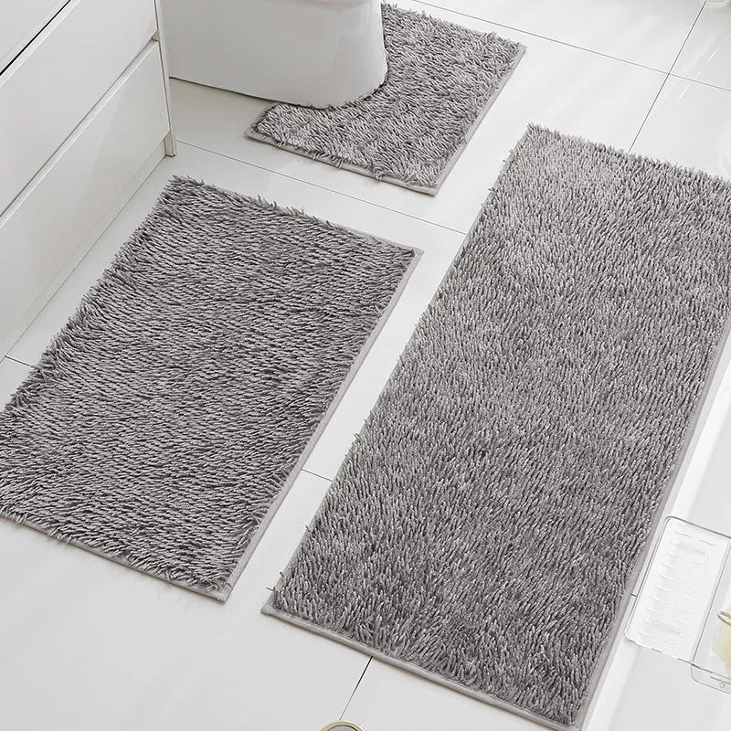 Chenille Bath Mat Set