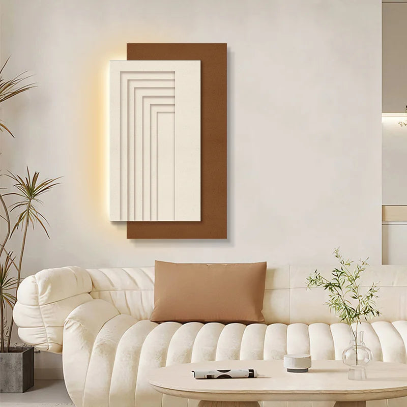 Abstract Porch Mural Light