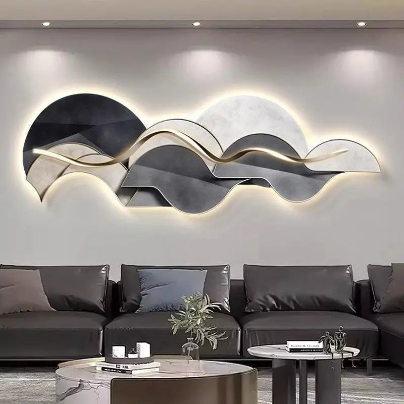 Abstract Sofa Mural Light
