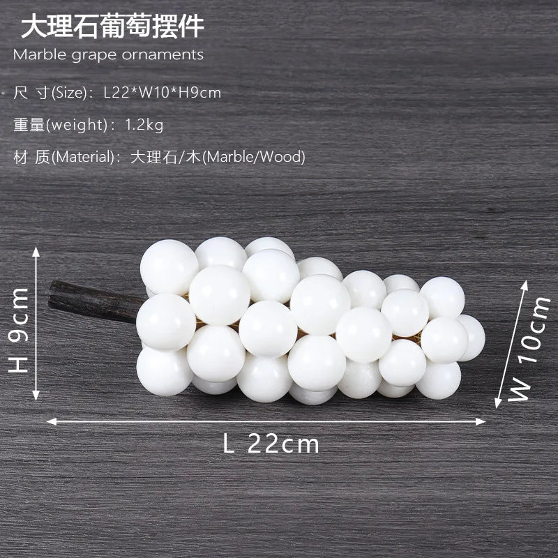 Marble Grape Ornament