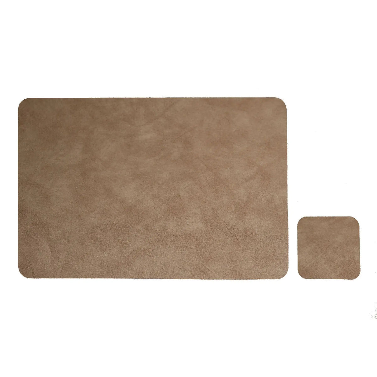 Square Cowhide Placemat Set