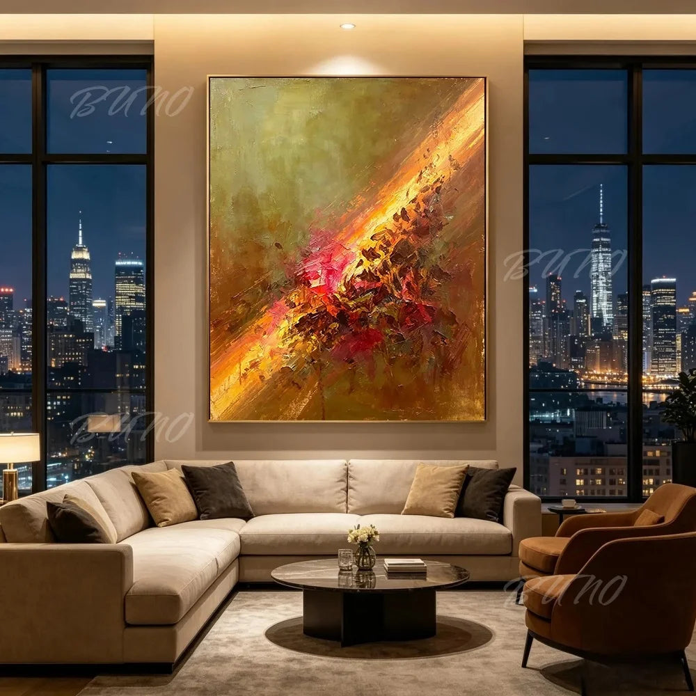 Impressionist Flowers Painting