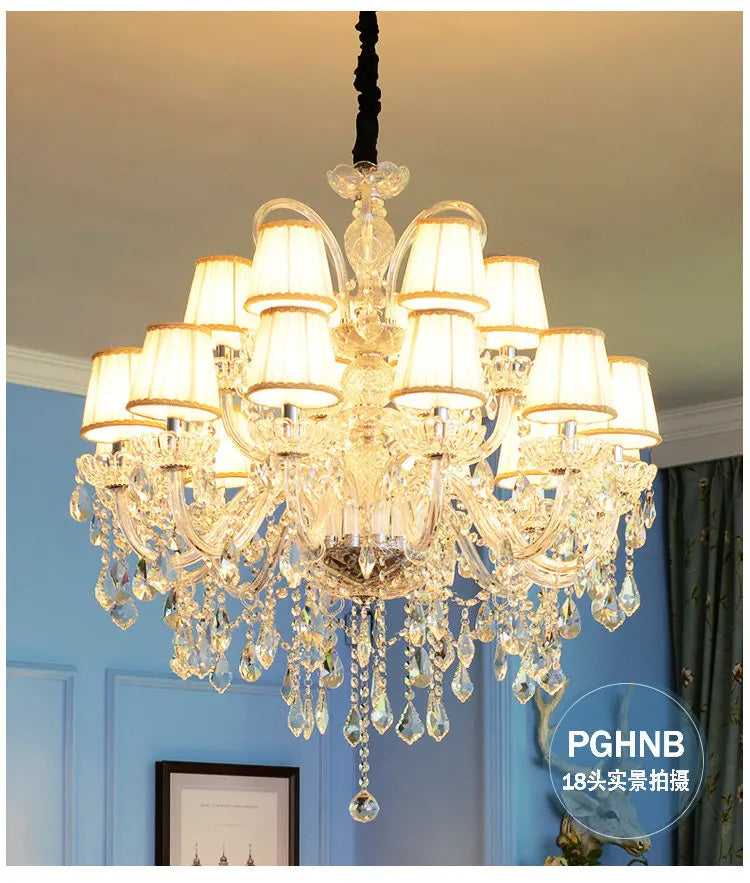 Grand Crystal LED Chandelier