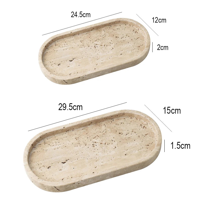 Travertine Stone Tray