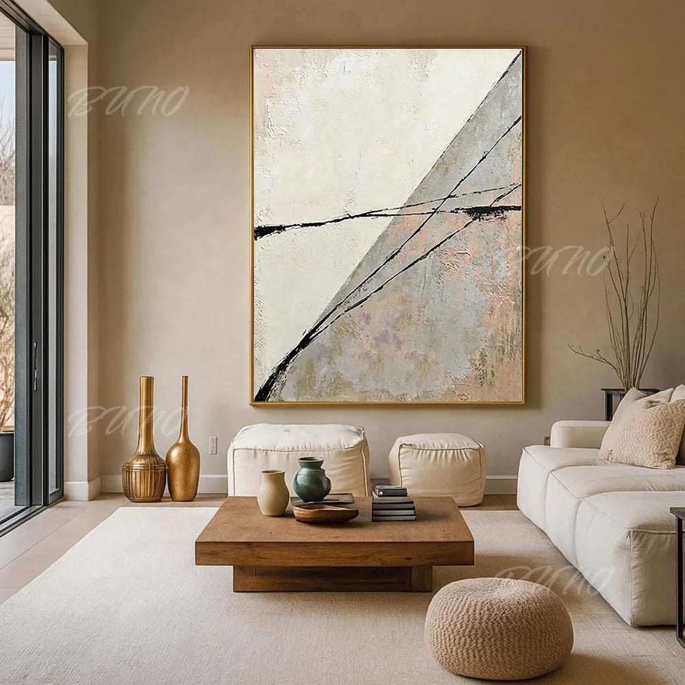 Neutral Wabi Sabi Canvas Art