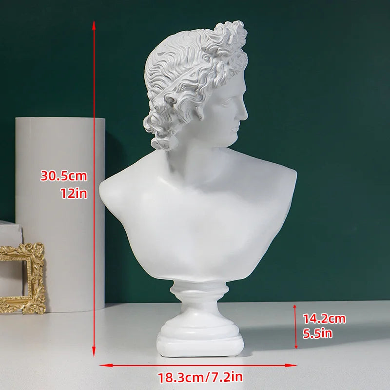 David Statue Resin Bust Sculpture