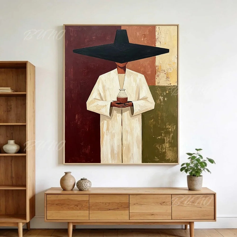 Boho Geometric Figure Art