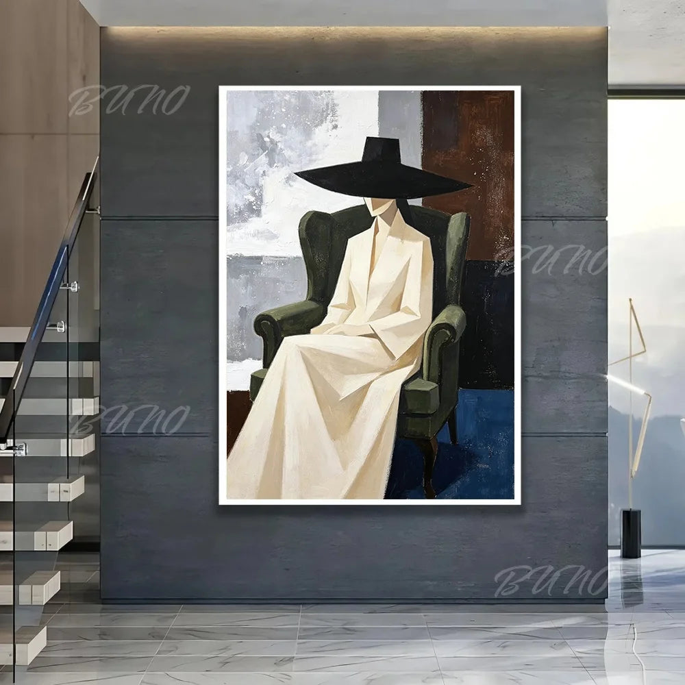 Chic Lady Palette Painting