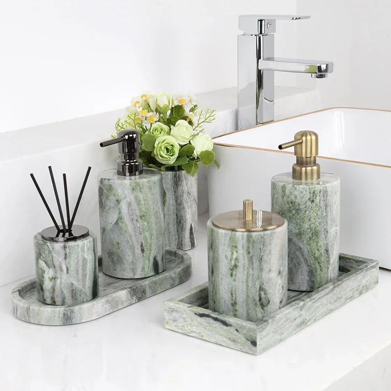 Marble Vanity Set (5-Piece)