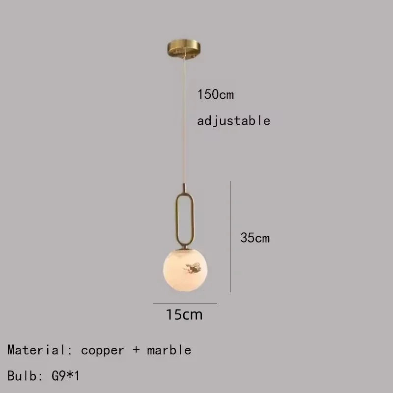 Modern Marble Pendant Light Spanish