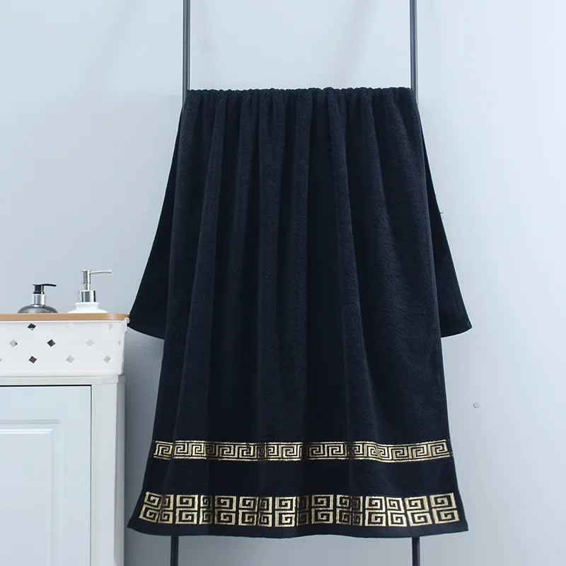 Oversized Bath Towel 140x70cm Black