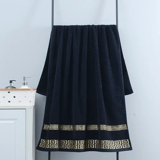 Oversized Bath Towel 140x70cm Black