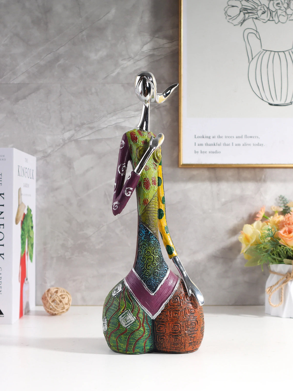 Abstract Resin Figurine