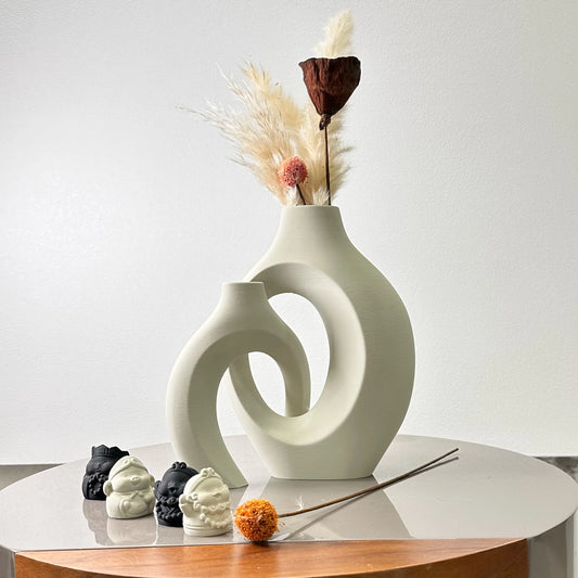 Piece Hug Large Size Dried Vase