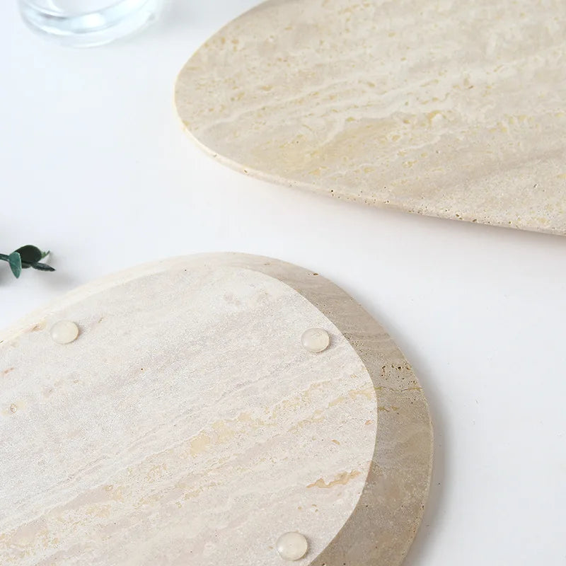 Irregular Shape Natural Marble Tray