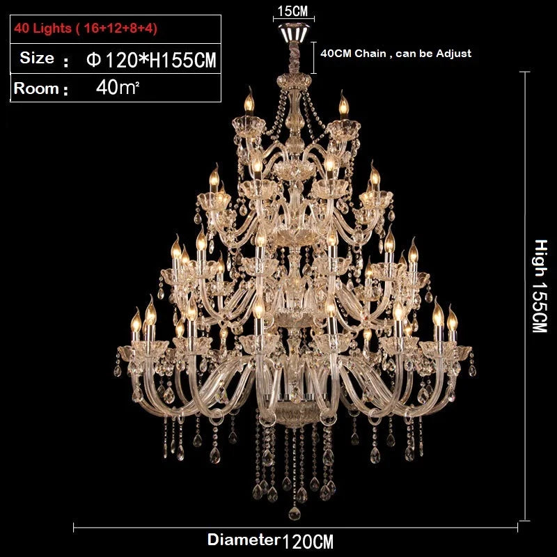Staircase Tiered Chandelier