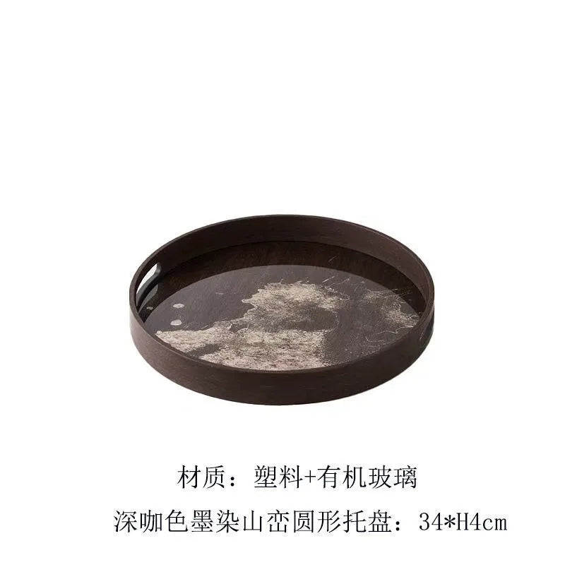 Gilded Branch Tray