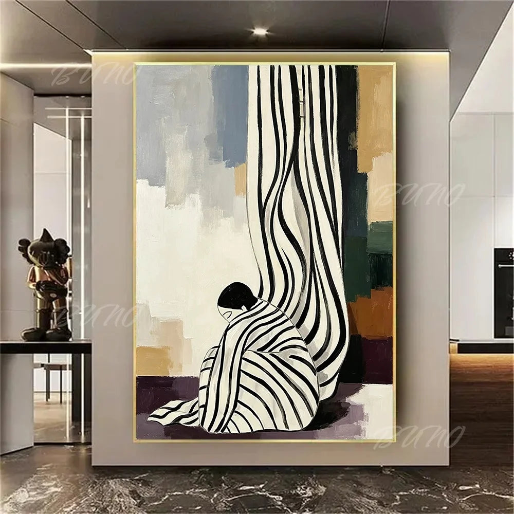 Wabi Sabi Textured Painting
