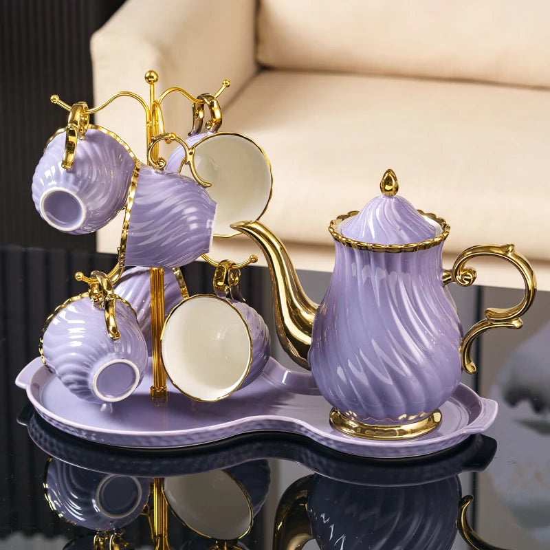 Coffee Cup and Tray Set