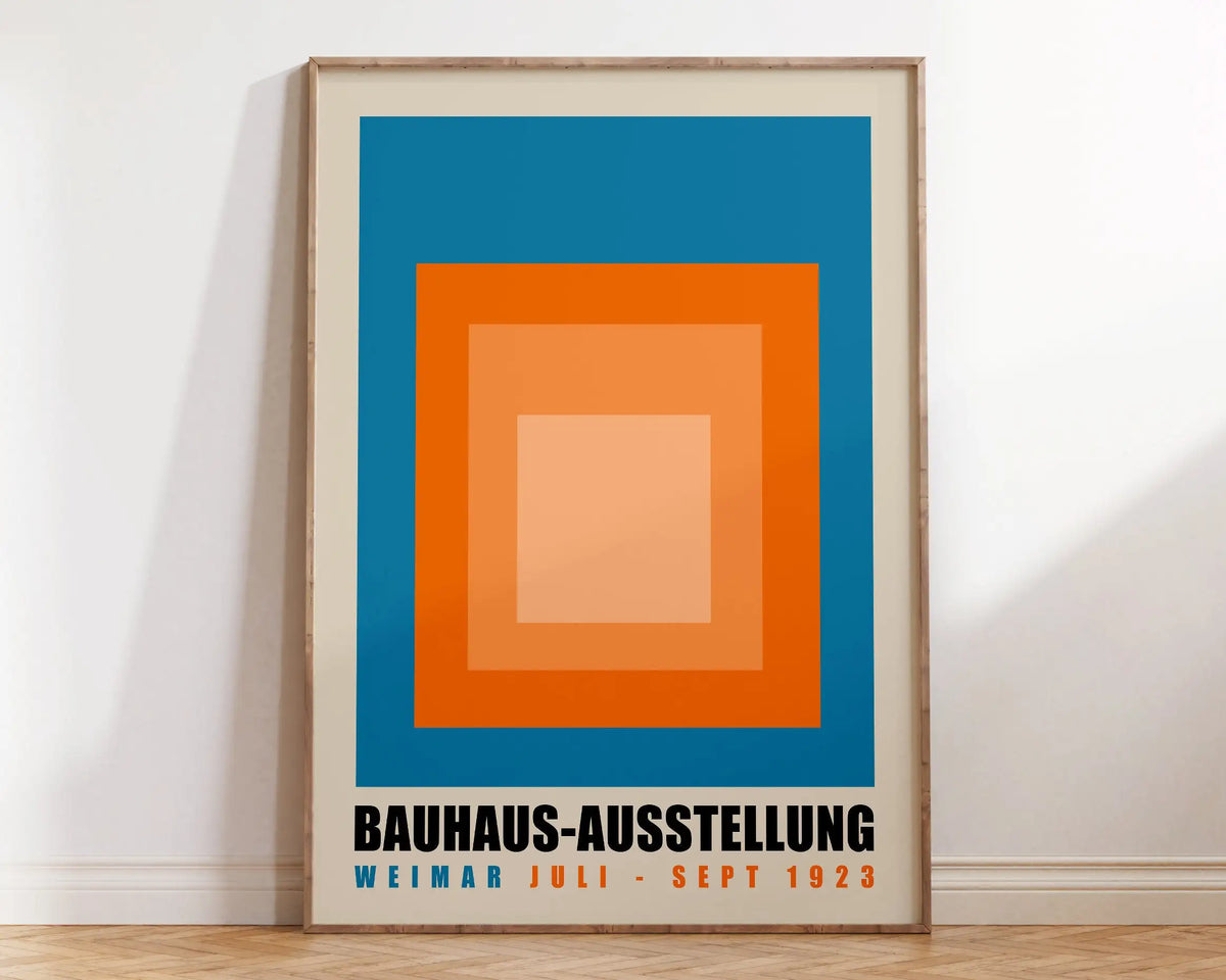 Bauhaus Geometric Poster