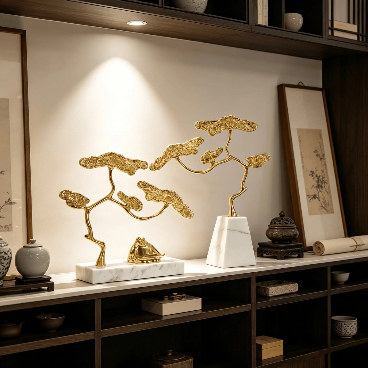 Zen Welcome Pine Sculpture