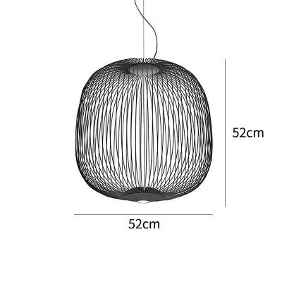 Bird Cage Mesh Pendant