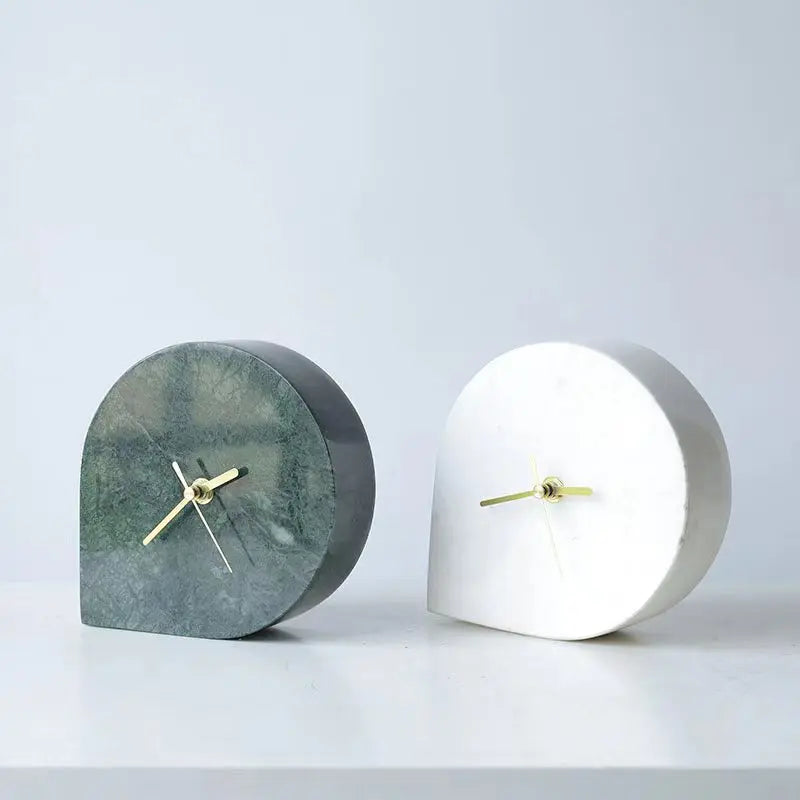 Stone Mantel Clock