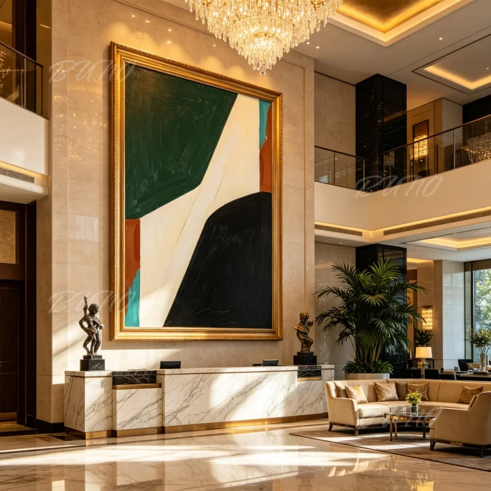 Mid-Century Modern Geometric Art