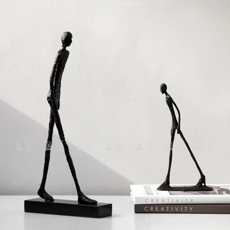 Cast Iron Figure Sculpture