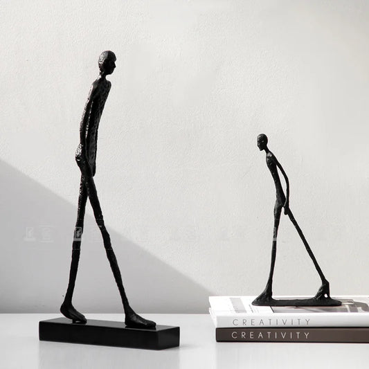 Cast Iron Figure Sculpture