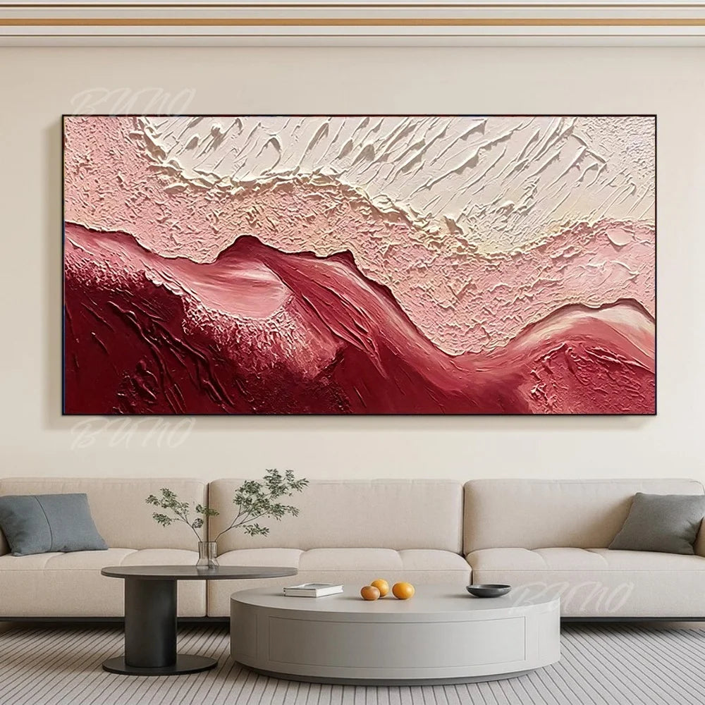 Earth Tone Mountain Painting