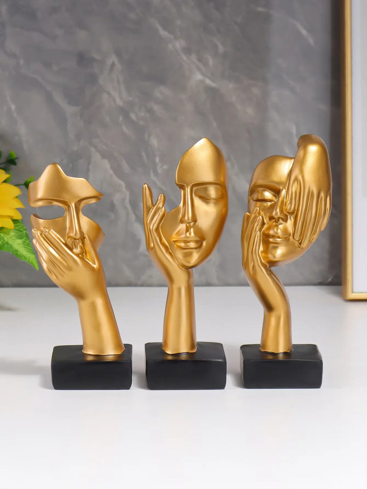 Nordic Mask Resin Figurine