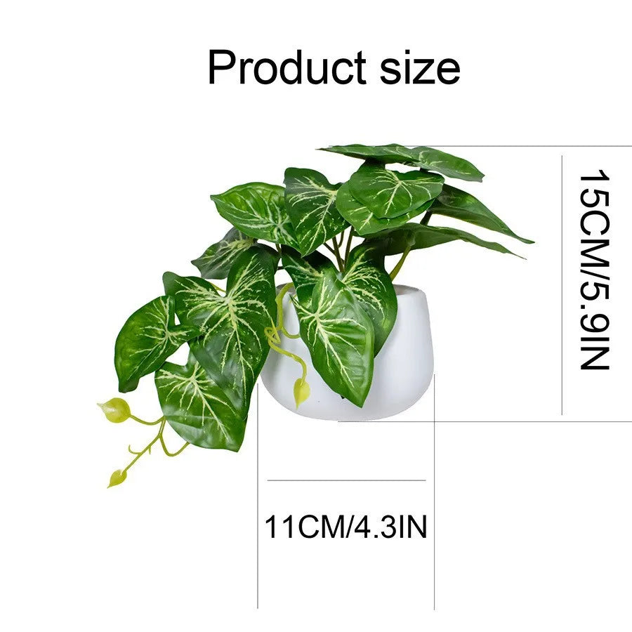 Artificial Foliage Plant Pot Bonsai