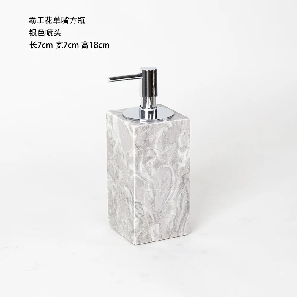 Pitaya Flower Marble Vanity Set